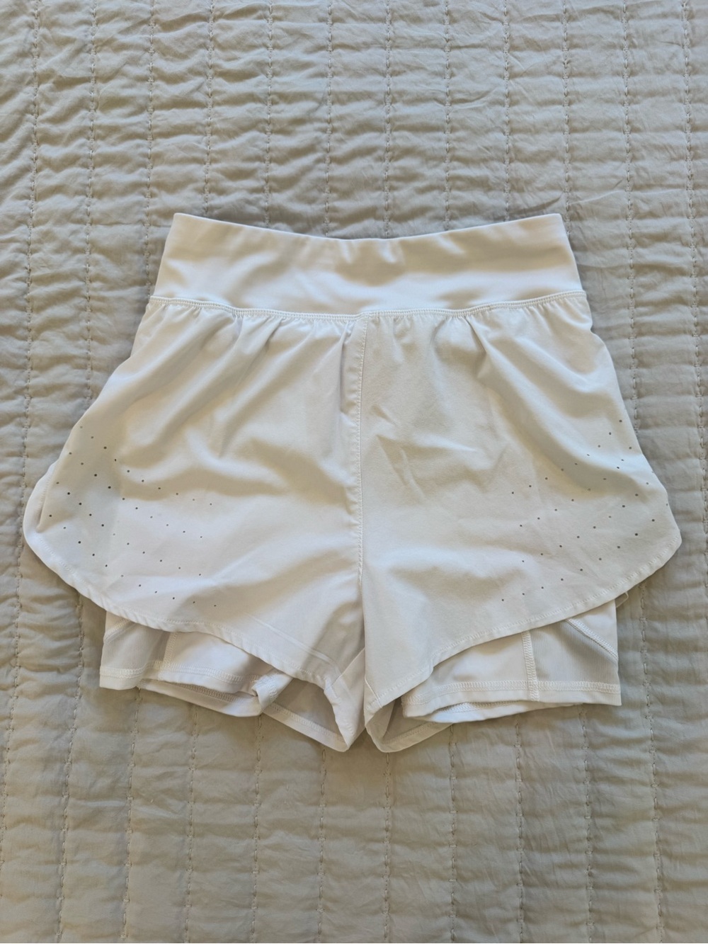 all in motion White Layered Athletic Shorts